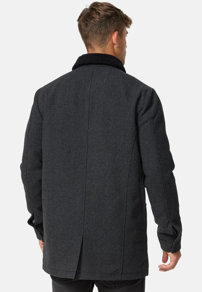 FALMO - Kurzmantel - mini herringbone black Indicode Jeans FALMO - Kurzmantel - Mini Herringbone Black -Bekleidungsgeschäft 093d77247ad94084b701341ee666099d