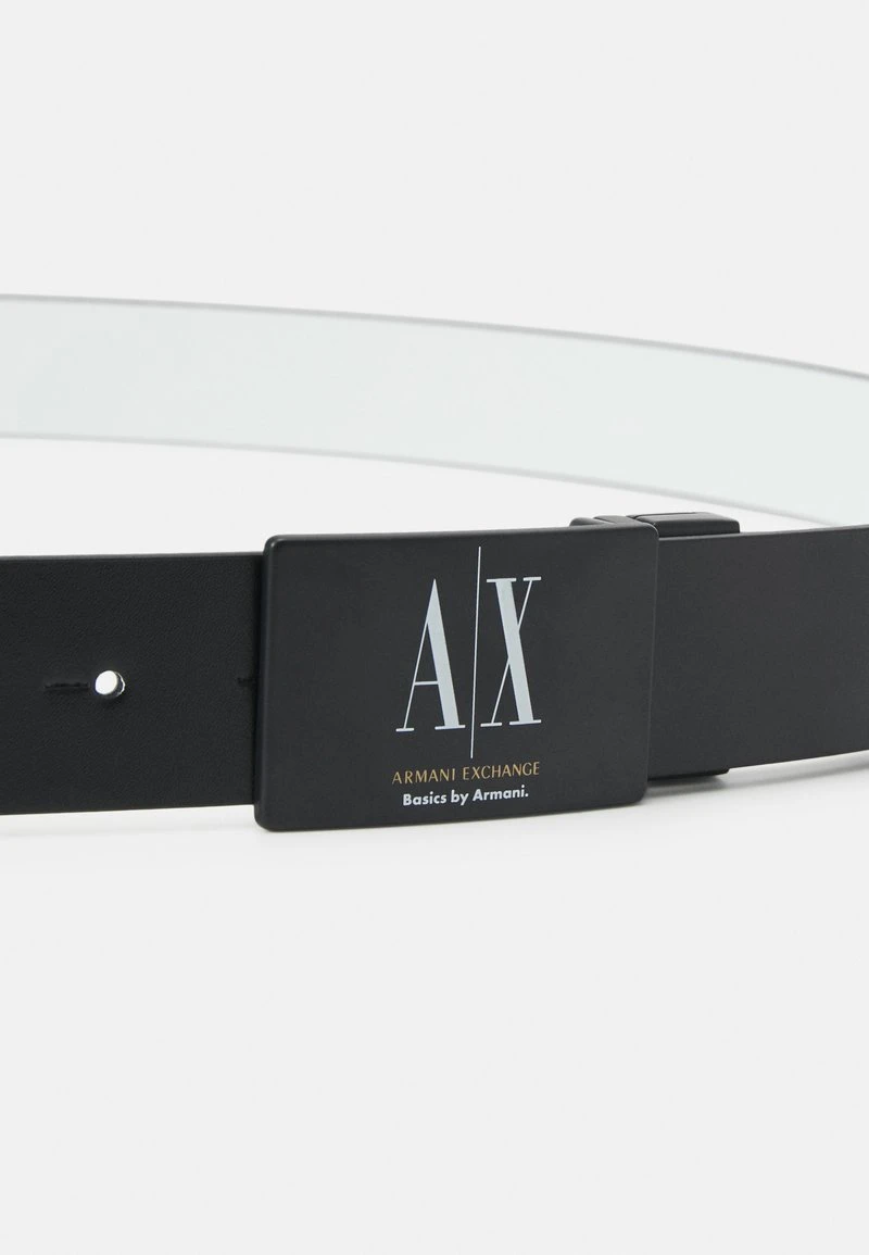 MAN BELT - Gürtel - black Armani Exchange MAN BELT - Gürtel - Black -Bekleidungsgeschäft 0d772eb0b8c348ab945763fa7092b002