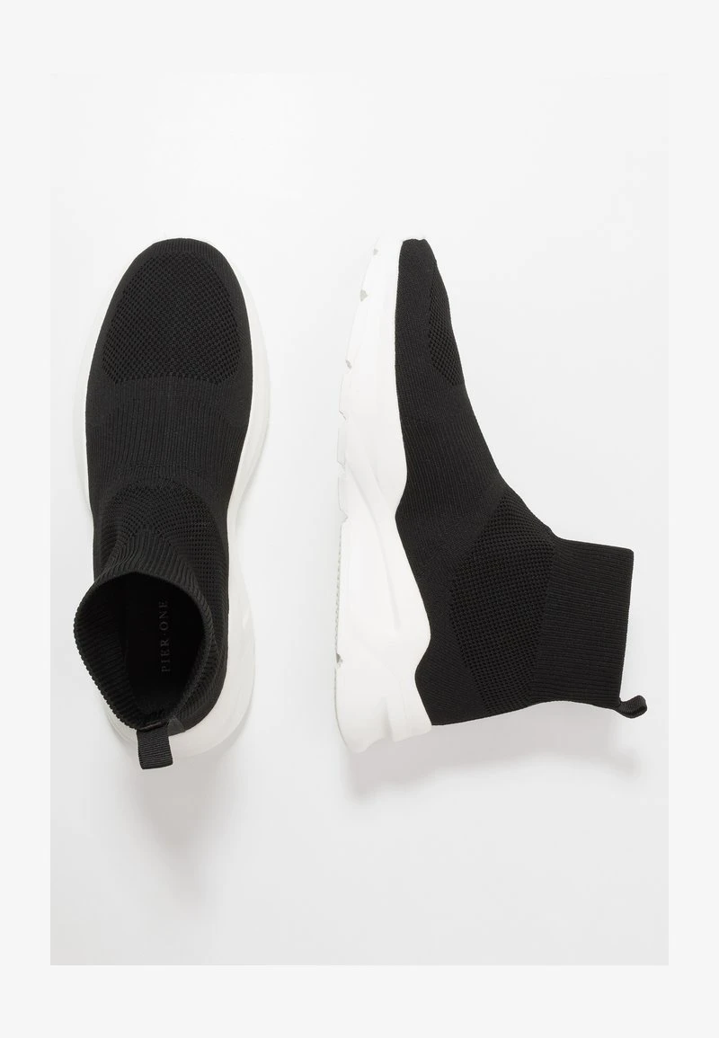 Sneaker high - black/white Pier One Sneaker High - Black/white -Bekleidungsgeschäft 10ccf7ff9f224e04a47124c133fa2a1f