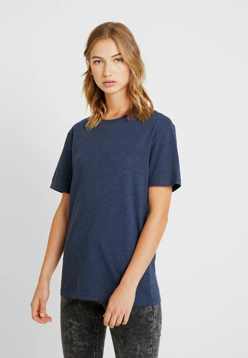 T-Shirt basic - dark blue melange Pier One T-Shirt Basic - Dark Blue Melange -Bekleidungsgeschäft 1913ab27ec374ef0b3e6a5ff891afb49
