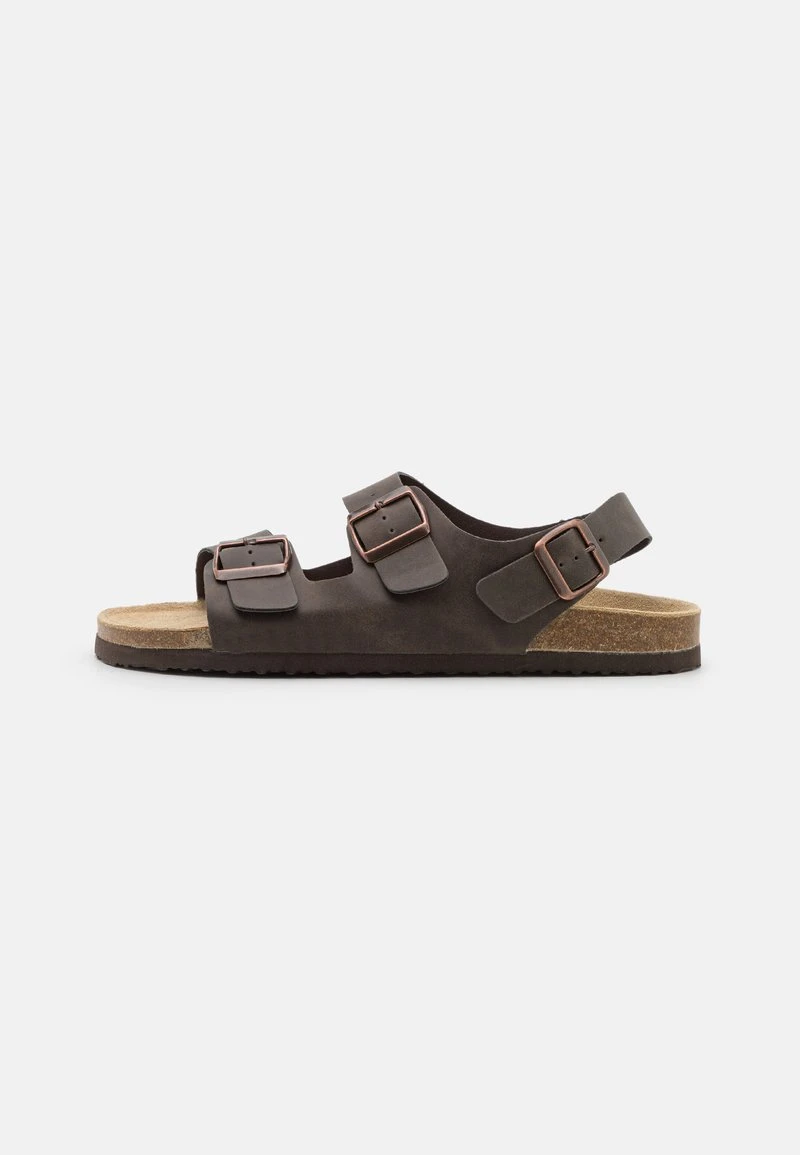 UNISEX - Riemensandalette - dark brown Pier One UNISEX - Riemensandalette - Dark Brown -Bekleidungsgeschäft 1a7a848effe2485c8d756f7696fd5864