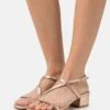 Riemensandalette - Rose Gold Coloured