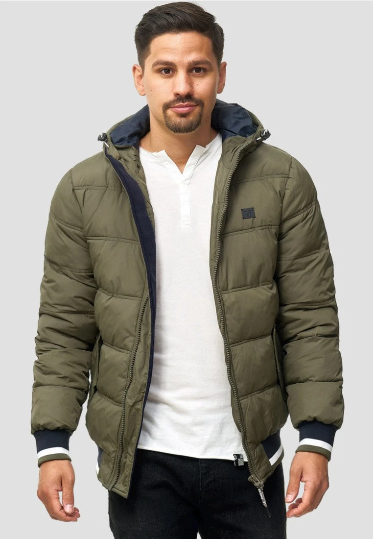 REGULAR FIT - Winterjacke - dark green Indicode Jeans REGULAR FIT - Winterjacke - Dark Green -Bekleidungsgeschäft 35f267c90f0645169c728375bd939bbd