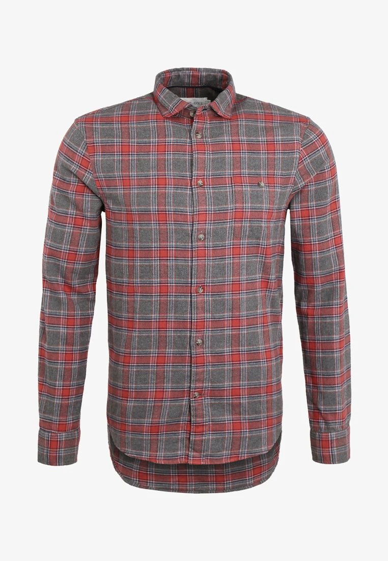 Hemd - grey/coral Pier One Hemd - Grey/coral -Bekleidungsgeschäft 3c54537d480e44568ceab76ddefde4e0