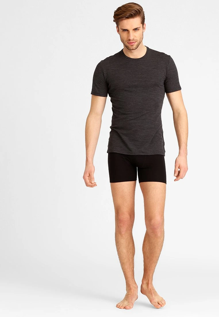 MERINO ANATOMICA SS CREWE - Unterhemd/-shirt - jet heather/black Icebreaker MERINO ANATOMICA SS CREWE - Unterhemd/-shirt - Jet Heather/black -Bekleidungsgeschäft 3df736a803c0480cbb1c0070a5234ad3