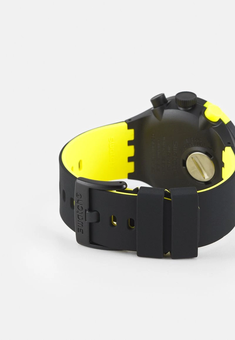 RACING PLEASURE - Chronograph - black/yellow Swatch RACING PLEASURE - Chronograph - Black/yellow -Bekleidungsgeschäft 419f5d08b30841c1bcfdb92562a53a88