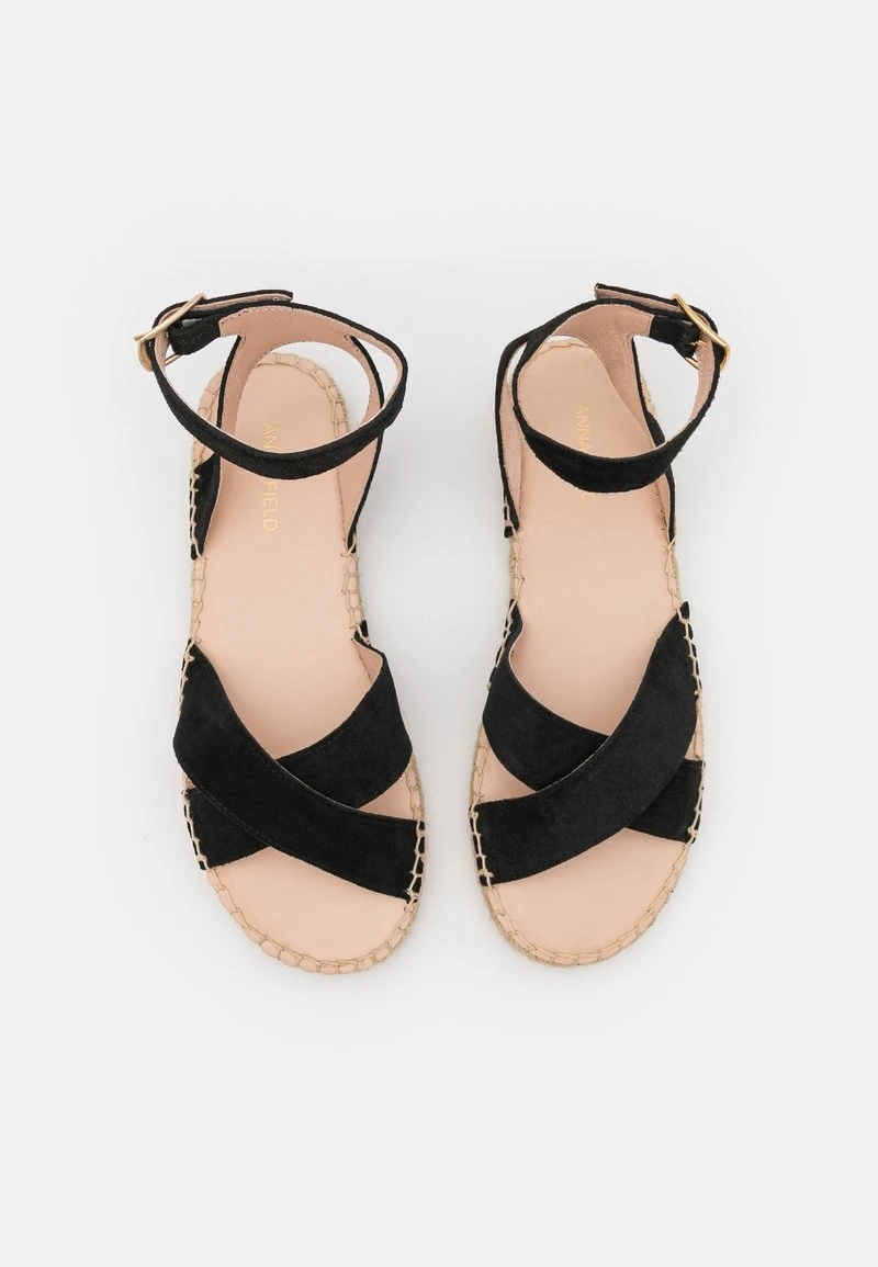 LEATHER - Espadrille - black Anna Field LEATHER - Espadrille - Black -Bekleidungsgeschäft 41c6cd611ad444099ab2fa62891d0434
