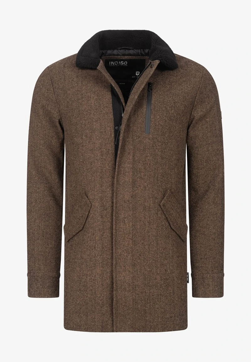 FALMO - Kurzmantel - mini herringbone black Indicode Jeans FALMO - Kurzmantel - Mini Herringbone Black -Bekleidungsgeschäft 42819a5efc5447739ce007e650207c2e