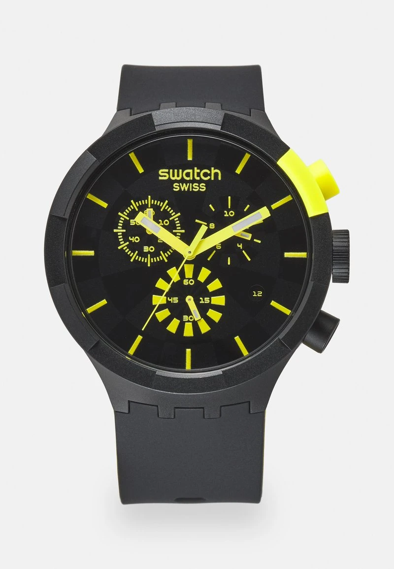 RACING PLEASURE - Chronograph - black/yellow Swatch RACING PLEASURE - Chronograph - Black/yellow -Bekleidungsgeschäft 44c561a4591944399d217a24041af52f 1