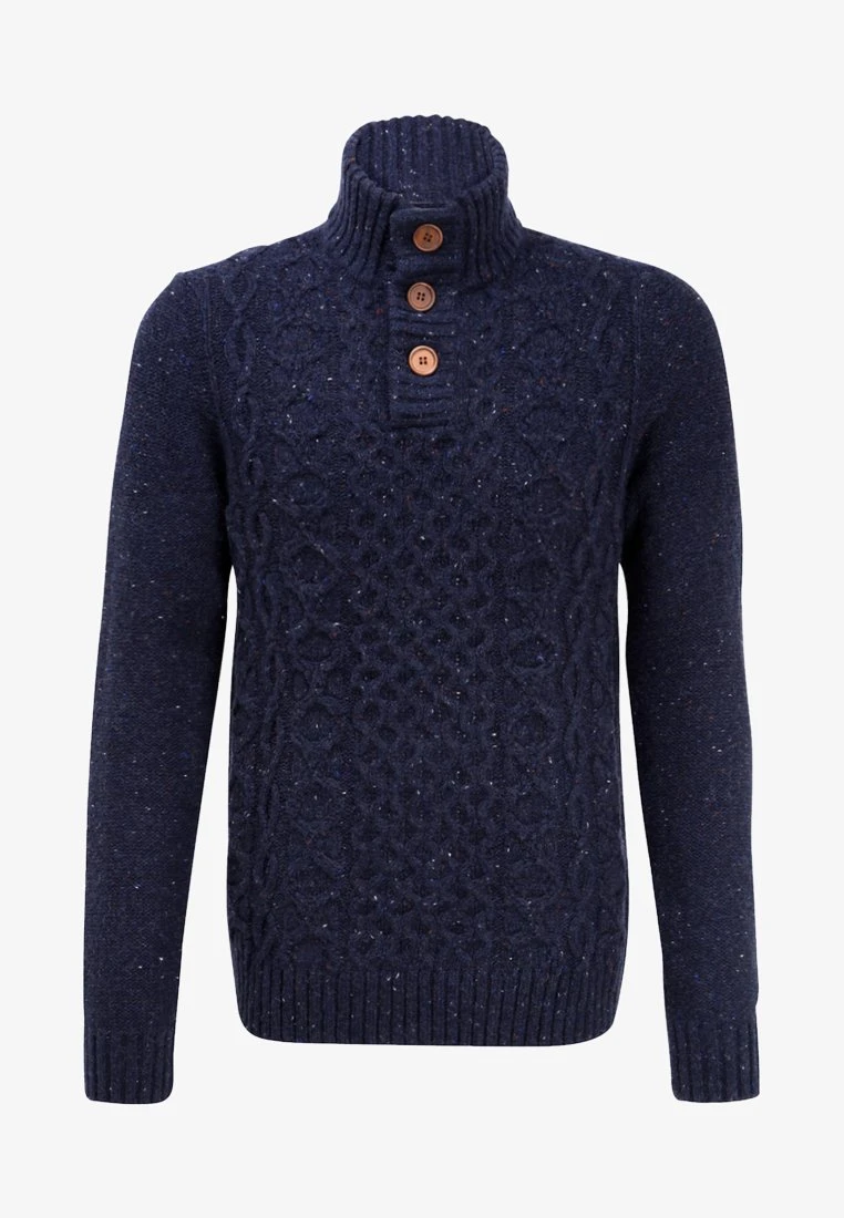 Strickpullover - mottled dark blue Pier One Strickpullover - Mottled Dark Blue -Bekleidungsgeschäft 49376ac93c474dac8a45862469298487