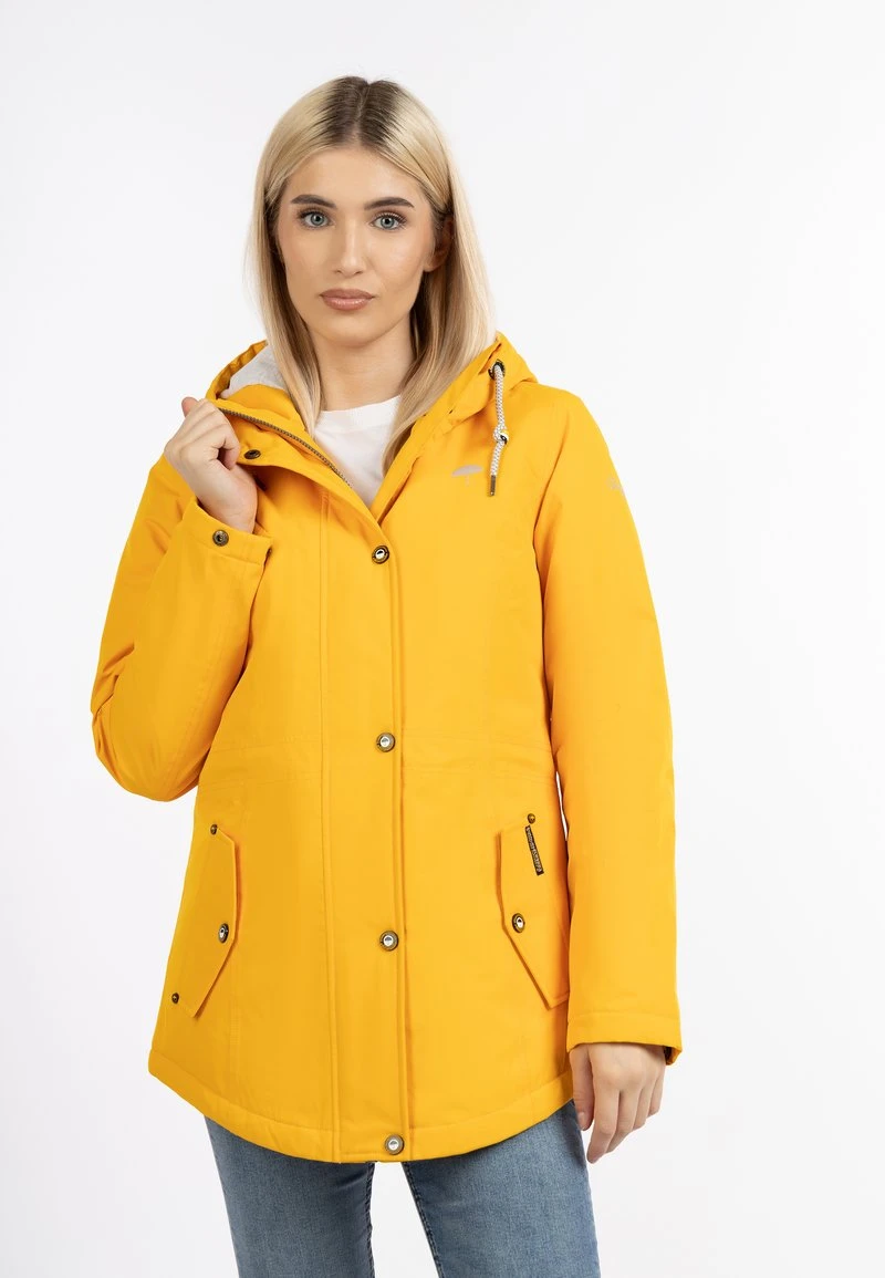 MIT MAGIC PRINT SKYLAH - Regenjacke / wasserabweisende Jacke - sonnengelb Schmuddelwedda MIT MAGIC PRINT SKYLAH - Regenjacke / Wasserabweisende Jacke - Sonnengelb -Bekleidungsgeschäft 49722a8ad0094d93ba2422602406f7cc