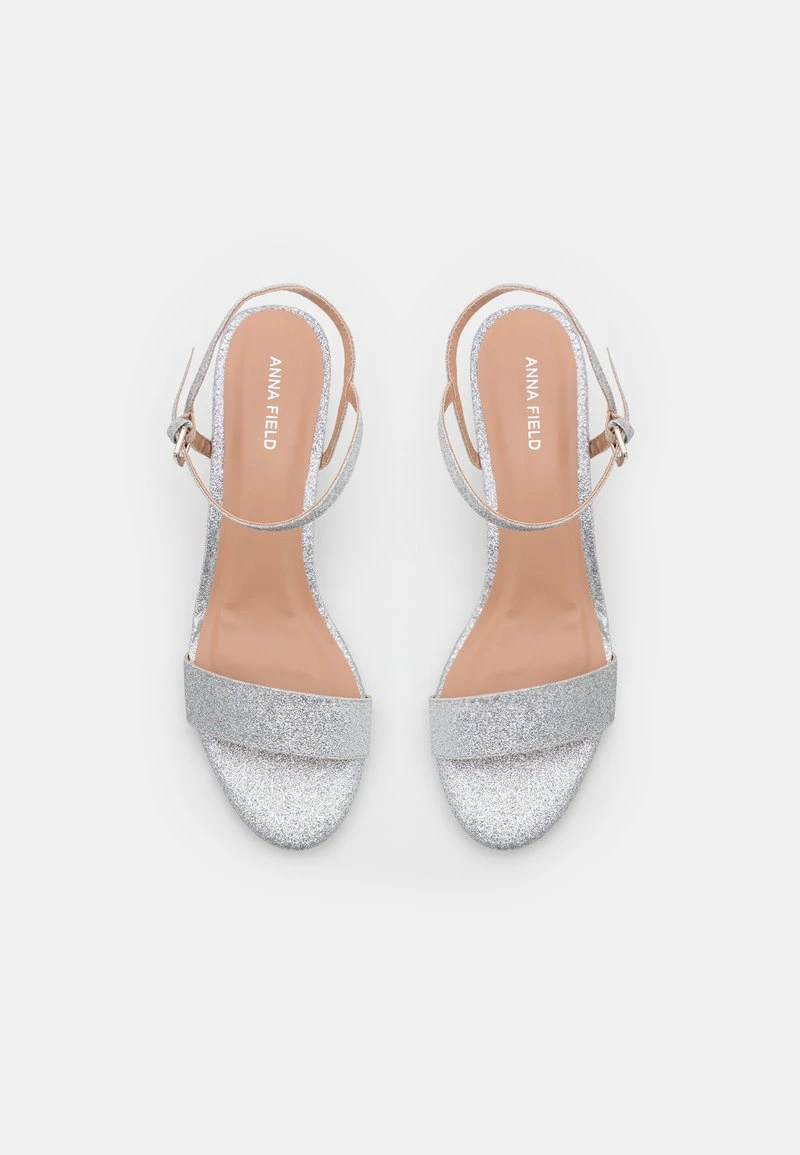 Riemensandalette - silver Anna Field Riemensandalette - Silver -Bekleidungsgeschäft 4d10703931994d168ec589a98476593e