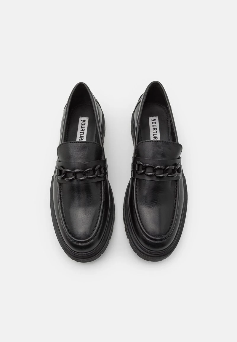 LEATHER UNISEX - Slipper - black YOURTURN LEATHER UNISEX - Slipper - Black -Bekleidungsgeschäft 4d6a6cae54dc4cc5a1fefccb38213e46