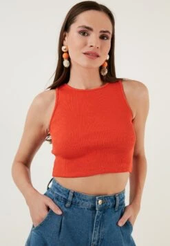 LELA Top - Orange 5 LELA Top - Orange -Bekleidungsgeschäft 53a89f0681964cd3b8f01a1e8da8c364 1