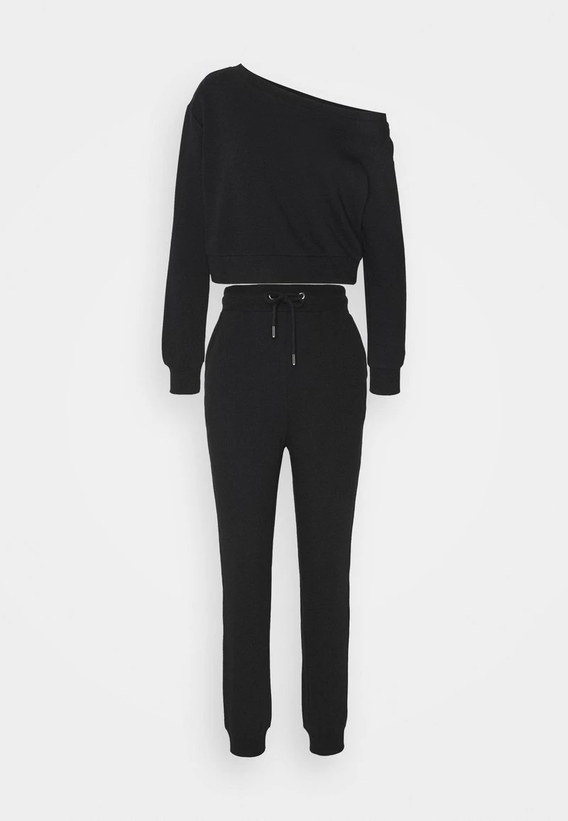 Off Shoulder&Jogger Set - Sweatshirt - black Even&Odd Off Shoulder&Jogger Set - Sweatshirt - Black -Bekleidungsgeschäft 55a455470d0742fbb92bb2b728127aa2 1