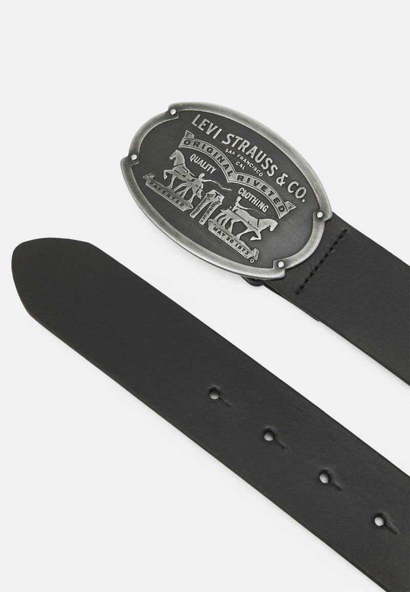 BILLY PLAQUE BELT - Gürtel - regular black BILLY PLAQUE BELT - Gürtel - Regular Black -Bekleidungsgeschäft 59a3eac2af4142cb8ddab0d7526d3484