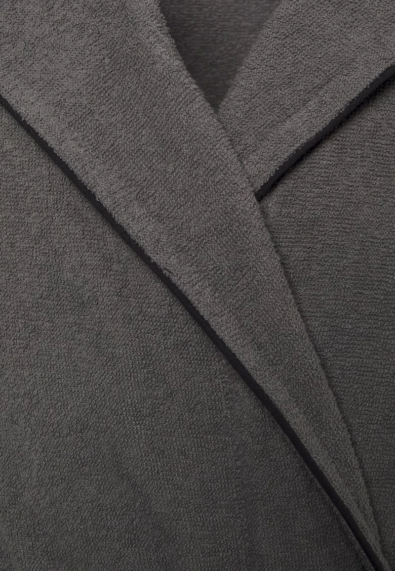 Bademantel - dark grey/black Pier One Bademantel - Dark Grey/black -Bekleidungsgeschäft 5ced349125594756a9f83b8f896e806e