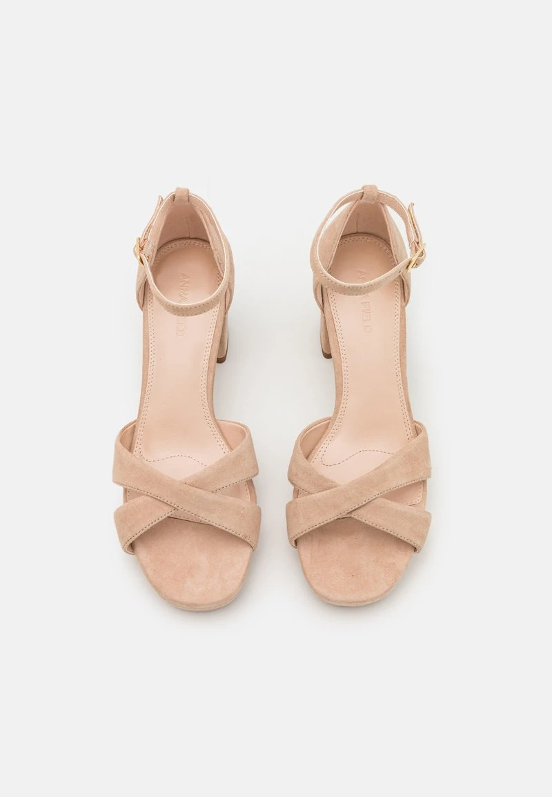 LEATHER - Plateausandalette - beige LEATHER - Plateausandalette - Beige -Bekleidungsgeschäft 5eddce7760324bec97ed9cc6d612c693
