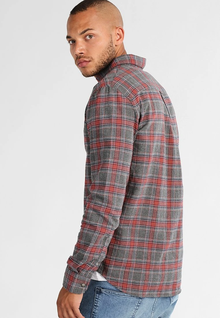 Hemd - grey/coral Pier One Hemd - Grey/coral -Bekleidungsgeschäft 62192d2e542d4a69a08273483006118b