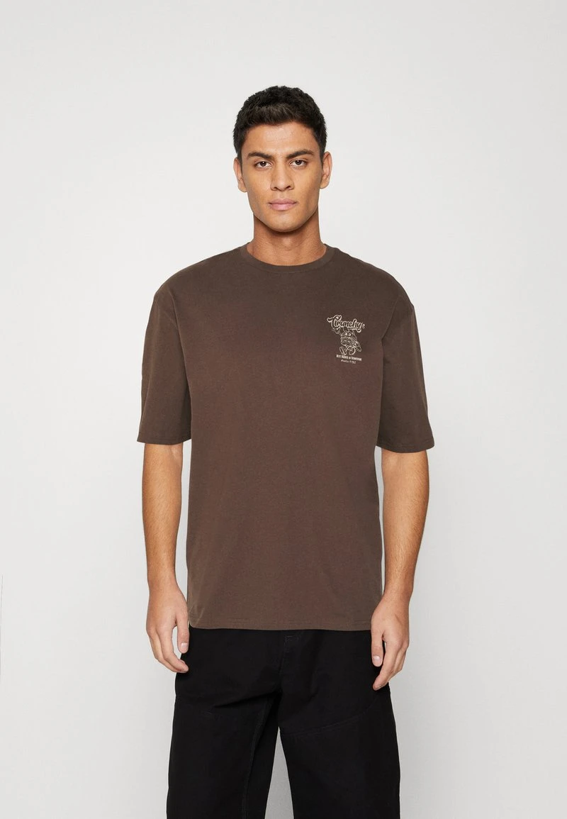 UNISEX - T-Shirt print - brown YOURTURN UNISEX - T-Shirt Print - Brown -Bekleidungsgeschäft 658fab1ce09d4ab5b87c7dd813dd1186