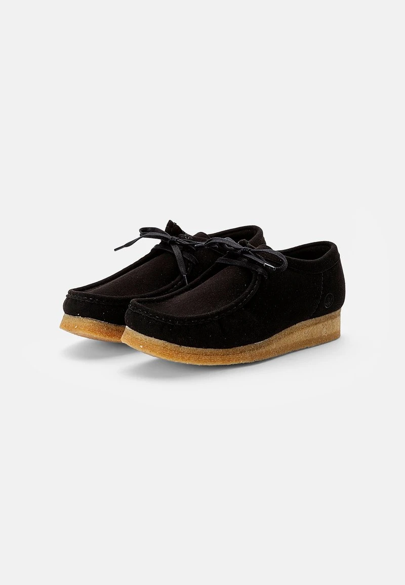 WALLABEE - Sportlicher Schnürer - black vegan Clarks Originals WALLABEE - Sportlicher Schnürer - Black Vegan -Bekleidungsgeschäft 788ba306fbe34bc883559b1d0b65b969