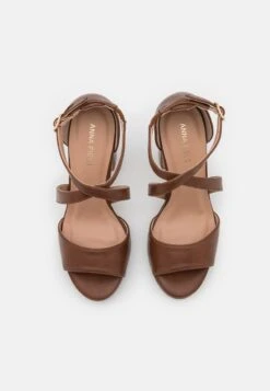 Anna Field Riemensandalette - Cognac -Bekleidungsgeschäft 7f5aad6bd77042619363d7485e6b673c
