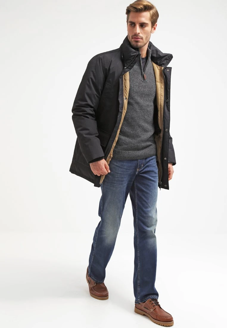 Strickpullover - dark grey melange Pier One Strickpullover - Dark Grey Melange -Bekleidungsgeschäft 87482a31fdb4414d885d5c4c51500d68