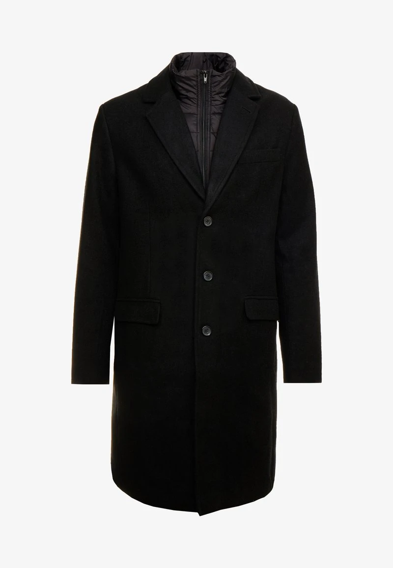 Klassischer Mantel - black Pier One Klassischer Mantel - Black -Bekleidungsgeschäft 89beb77879e74642a3f46a6222d3711f