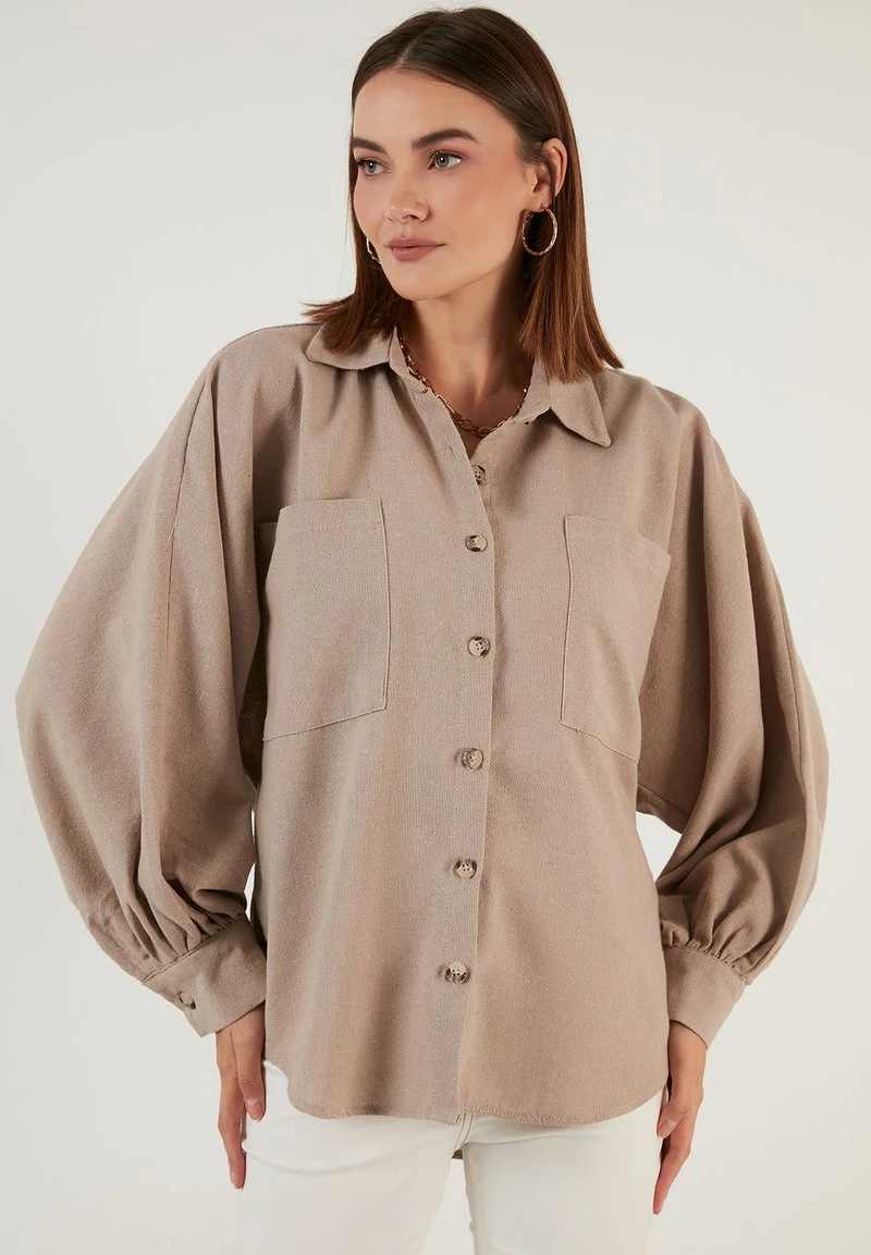 Hemdbluse - mink color LELA Hemdbluse - Mink Color -Bekleidungsgeschäft 91e53d99524a4952a53e63187cf0998a