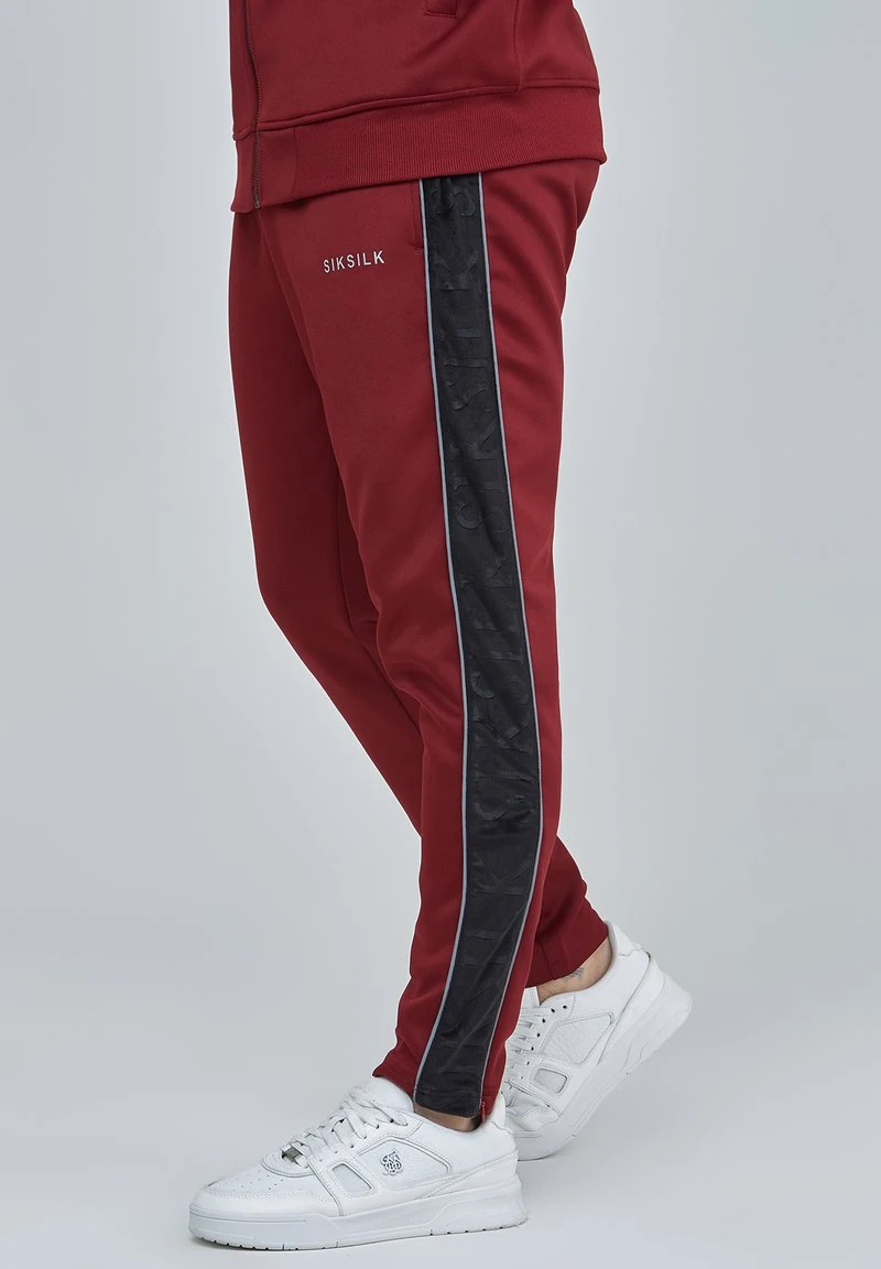 VELOUR PANELLED - Jogginghose - burgundy SikSilk VELOUR PANELLED - Jogginghose - Burgundy -Bekleidungsgeschäft 933bcf838d3d4442a7000db6034b0e93