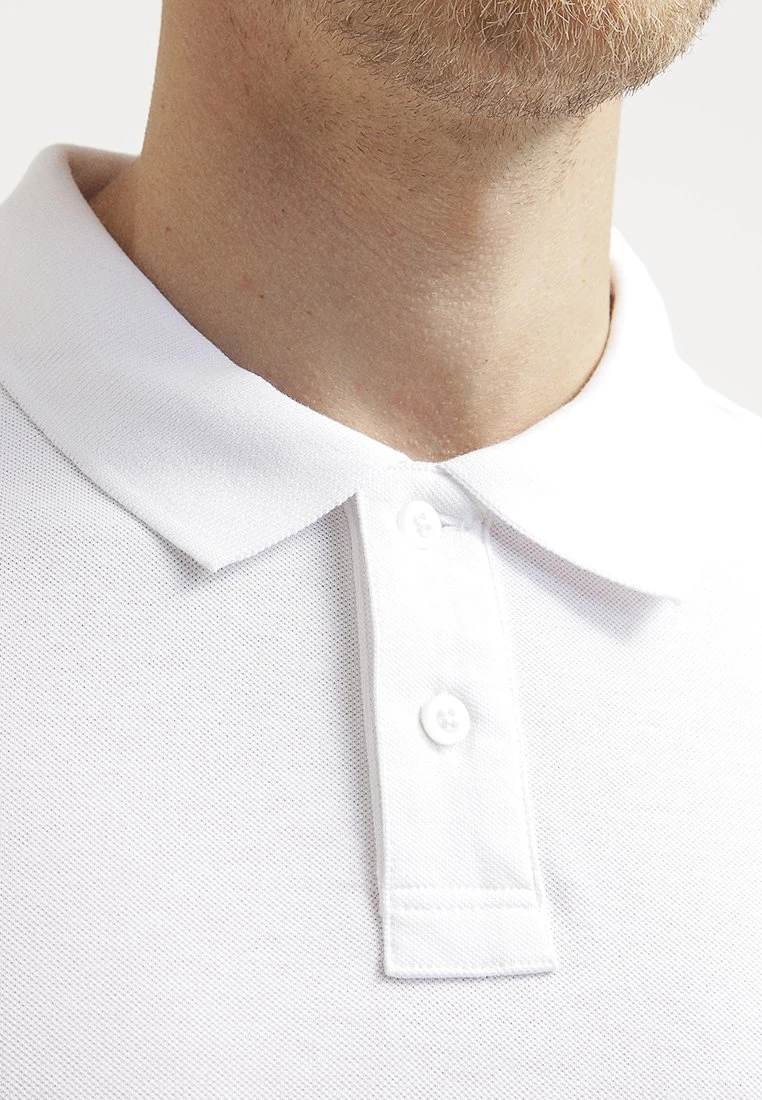 Poloshirt - white Pier One Poloshirt - White -Bekleidungsgeschäft 978c63394d7142e291e31045780919ab