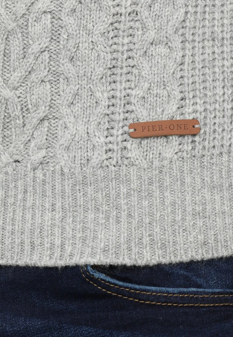 Strickpullover - mottled grey Pier One Strickpullover - Mottled Grey -Bekleidungsgeschäft 98e400a2e6784522b8ea9f8eb6bf3691