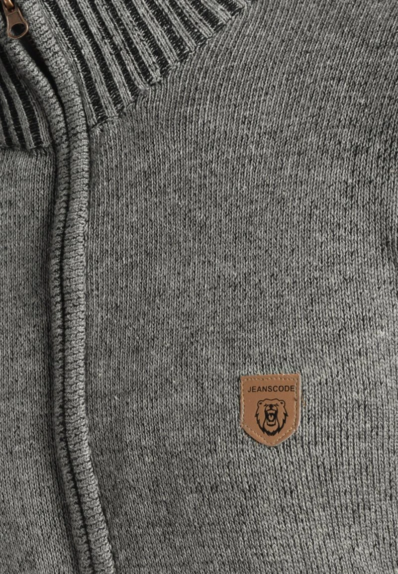 IDANDY - Strickjacke - grey mix Indicode Jeans IDANDY - Strickjacke - Grey Mix -Bekleidungsgeschäft a007052612d944be88315330ee6a983d
