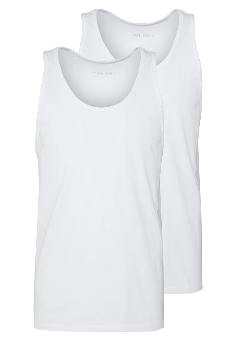 2 PACK - Top - white Pier One 2 PACK - Top - White -Bekleidungsgeschäft a632f7e7e6934795b1931a226018cb16 1