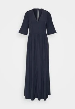 Marc O'Polo DRESS FEMININE SHAPE V NECK WING SLEEVES - Maxikleid - Deep Blue Sea -Bekleidungsgeschäft ada2163f63d5447ba332d7243e4acf1f