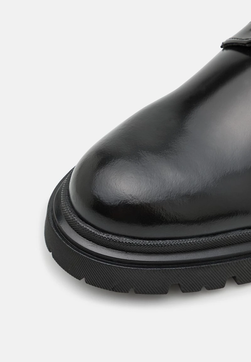 Leather UNISEX - Sportlicher Schnürer - black YOURTURN Leather UNISEX - Sportlicher Schnürer - Black -Bekleidungsgeschäft b5ccc4155fda4429aad0df5e4fcdb0da