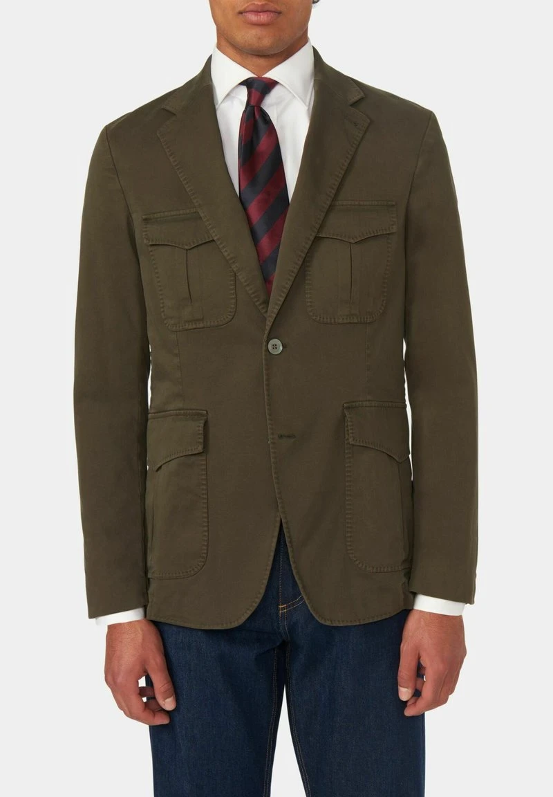 FRISO SAFARI SOFT - Sakko - rosciola green Oscar Jacobson FRISO SAFARI SOFT - Sakko - Rosciola Green -Bekleidungsgeschäft b94f08bfe16b43c6922cf8159d370fa4