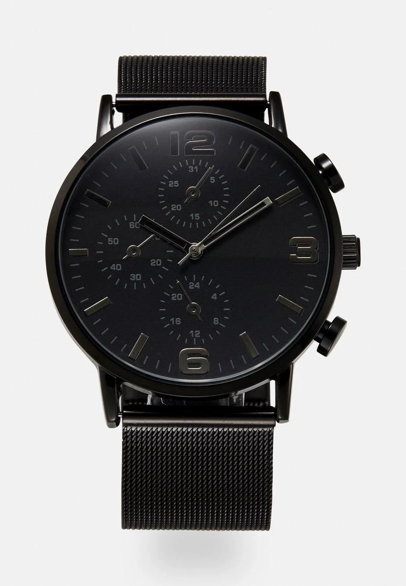Uhr - black Pier One Uhr - Black -Bekleidungsgeschäft bcaefdc539e1498cb9cb85228265efcb