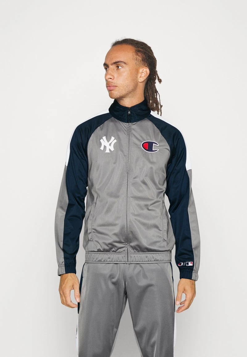 NEW YORK YANKEES TRACKSUIT - Trainingsanzug - grey/dark blue Champion NEW YORK YANKEES TRACKSUIT - Trainingsanzug - Grey/dark Blue -Bekleidungsgeschäft cd9bf984cf0140348c03213a53b70006