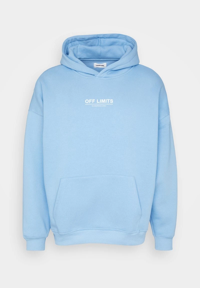 SUPER OVERSIZED UNISEX - Kapuzenpullover - light blue YOURTURN SUPER OVERSIZED UNISEX - Kapuzenpullover - Light Blue -Bekleidungsgeschäft d3ab4826ad79442dbd4c97befbe23cdf