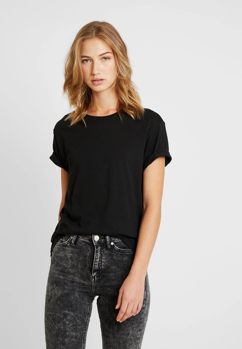 T-Shirt basic - black Pier One T-Shirt Basic - Black -Bekleidungsgeschäft dae999ea2dda446c960df0379b7f1a47