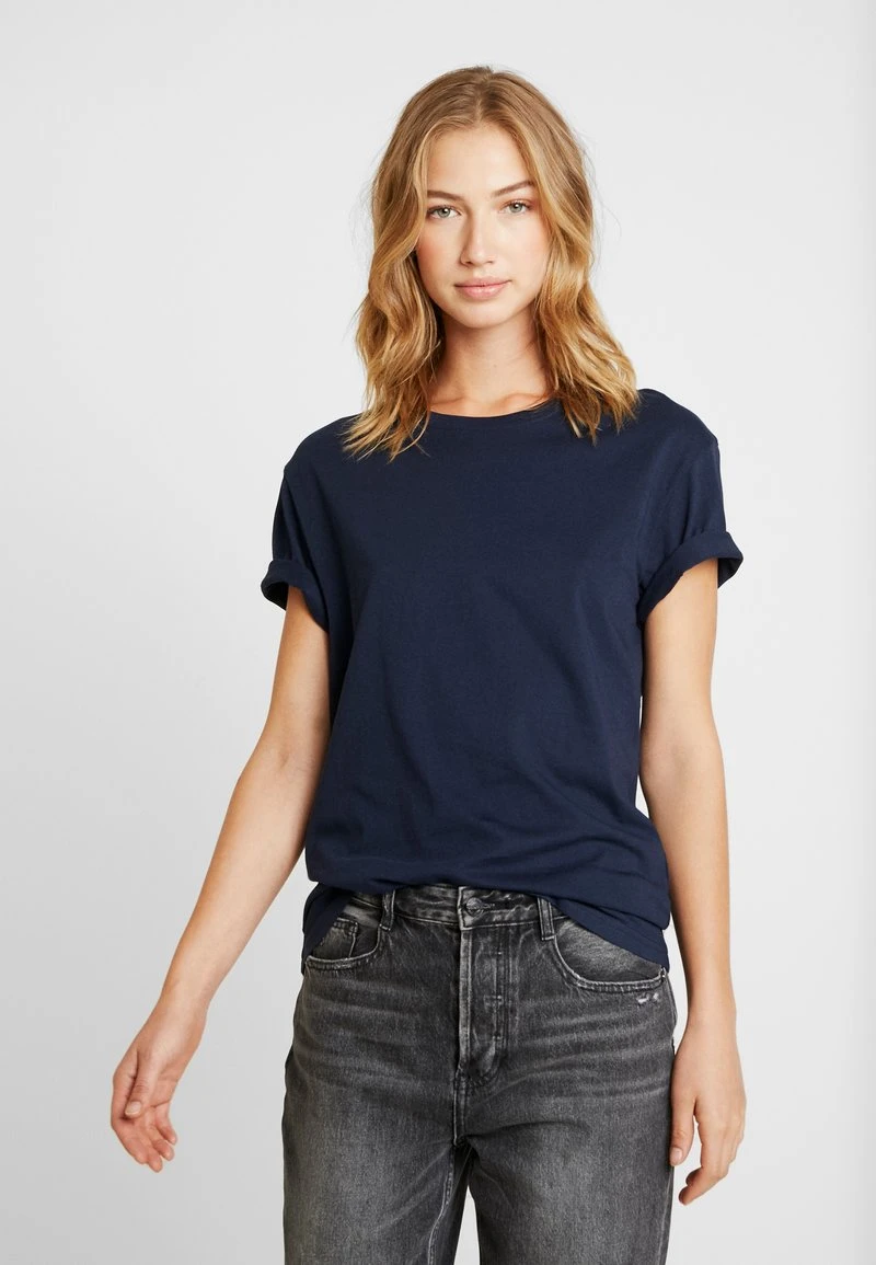 T-Shirt basic - dark blue Pier One T-Shirt Basic - Dark Blue -Bekleidungsgeschäft ddc22118a8d34b15aa806c698c456f1c