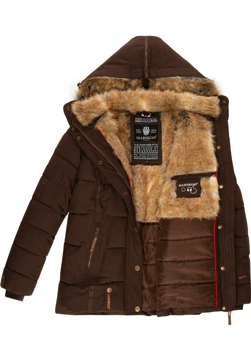 NEKOO - Winterjacke - dark choco Marikoo NEKOO - Winterjacke - Dark Choco -Bekleidungsgeschäft e1576d21b0ad4a2d8c1927fbc035fd79