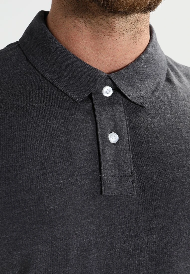 Poloshirt - dark grey melange Pier One Poloshirt - Dark Grey Melange -Bekleidungsgeschäft e878f88cf4e94662b0dfd06761e6dbed