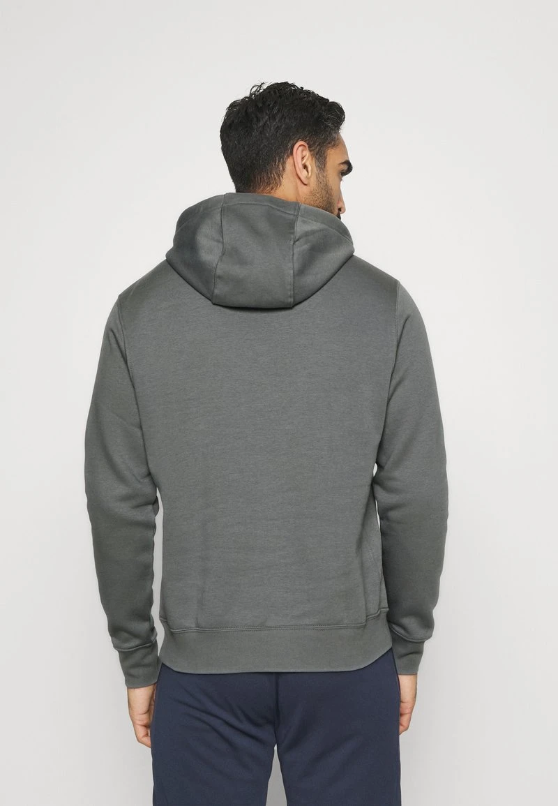 LIVERPOOL FC CLUB HOODIE - Sweatshirt - smoke grey/tough red Nike Performance LIVERPOOL FC CLUB HOODIE - Sweatshirt - Smoke Grey/tough Red -Bekleidungsgeschäft e9f6b5c581064e34a1c2b7a3ffd76051