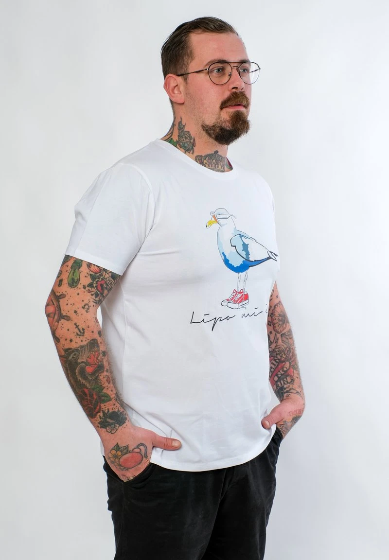 SUMMER - LIPO MI JE - T-Shirt print - white SUMMER - LIPO MI JE - T-Shirt Print - White -Bekleidungsgeschäft eb3c7e75e95d4095abf5aa6781ec05fa