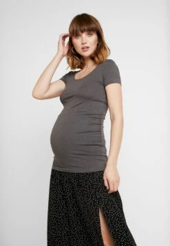 2 PACK - T-Shirt Basic - Dark Gray/black -Bekleidungsgeschäft ef9773ecc6074f73a958b52d3b7df616