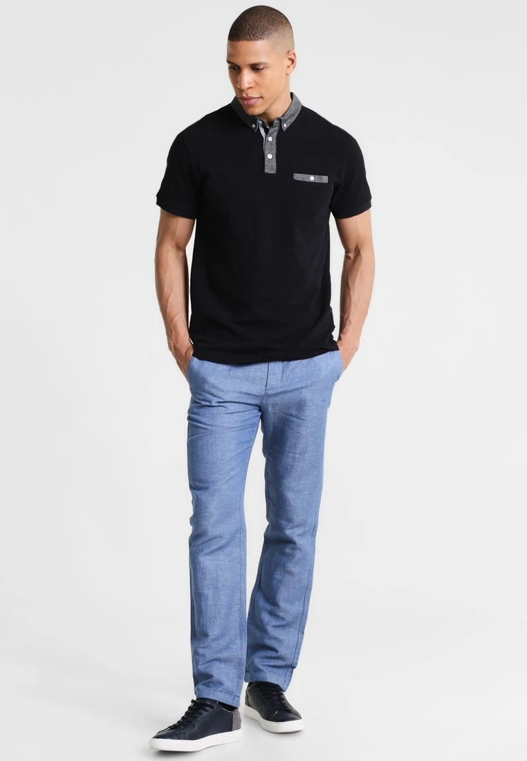 Poloshirt - black Pier One Poloshirt - Black -Bekleidungsgeschäft f4d83a68a9464382befab76a1c903f40