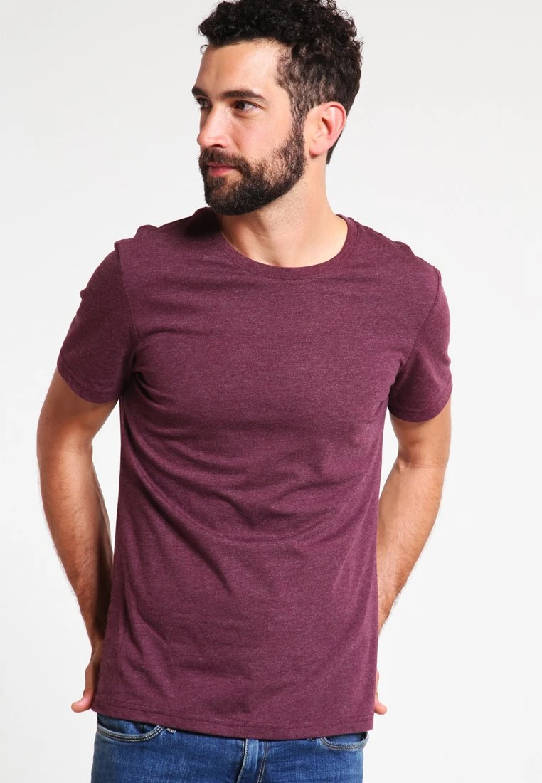 T-Shirt basic - bordeaux melange Pier One T-Shirt Basic - Bordeaux Melange -Bekleidungsgeschäft f8786116f078433ead2135d29ff876ec