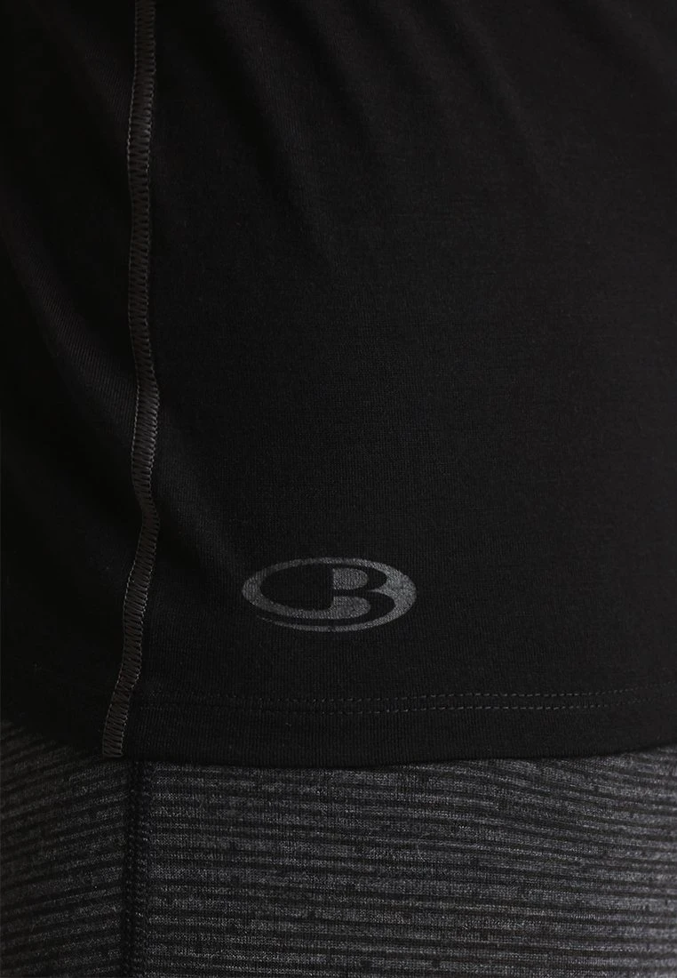 MERINO ANATOMICA SS CREWE - Unterhemd/-shirt - black/monsoon Icebreaker MERINO ANATOMICA SS CREWE - Unterhemd/-shirt - Black/monsoon -Bekleidungsgeschäft f98de80da9e542b98fae265a31a448b8